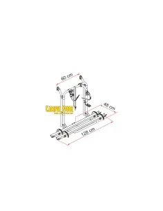 Portabicis Fiamma CarryBike Ducato hst 2006, Ford Transit, VW LT, Master 2
