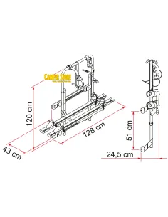 Portabicis Fiamma Carry Bike 200 DJ DUCATO -2006 2