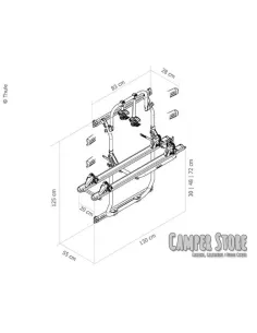 Portabicis Thule EliteVan ALUMINIO - Ducato Jumper Boxer 2