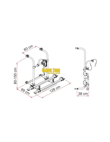 Portabicis Fiamma Carry Bike PRO Autocaravana