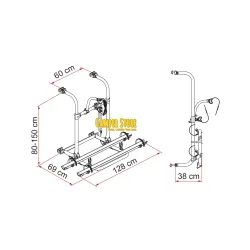 Portabicis Fiamma Carry Bike PRO Autocaravana