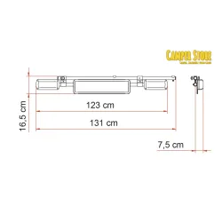 LICENCE PLATE CARRIER: Portamatrícula/luces Fiamma