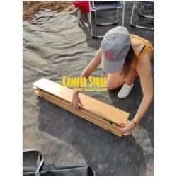 Mesa de bambú Soplair plegable