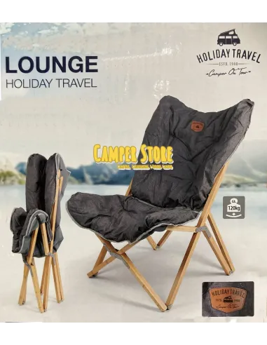 Silla camping plegable LOUNGE