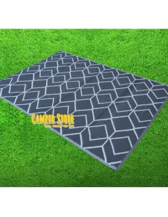 Suelo Camping IPANEMA 2,5x4m (Gris y blanco) 2