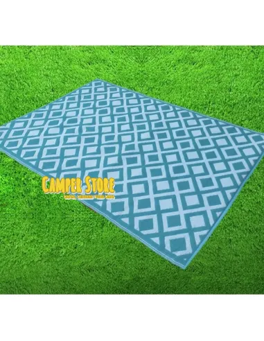 Suelo Camping MALIBU 2,5x4m (Azul y blanco)