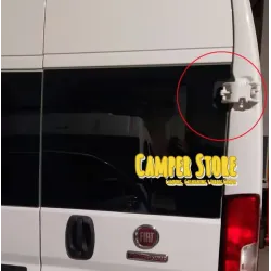 Cristal Izquierdo doble puerta trasera Ducato, Jumper, Boxer +2006, con bisagra 270º