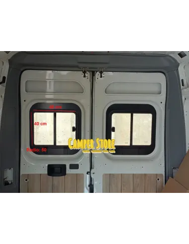 Cristal trasero con ventana corredera Ducato, Jumper, Boxer +2006. Derecha