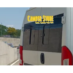 Cristal trasero con ventana corredera Ducato +2006, con bisagra 270º. Izquierda