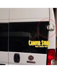 Cristal trasero con ventana corredera Ducato +2006, con bisagra 270º. Izquierda 2