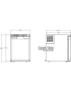 Nevera compresor Carbest LR50L (tipo puerta) 2