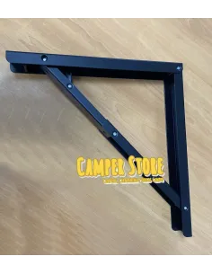 Escuadra plegable negra. Jolly 330mm 2