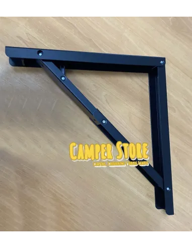 Escuadra plegable negra. Jolly 330mm