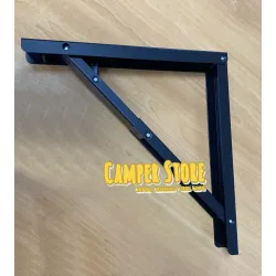 Escuadra plegable negra. Jolly 330mm