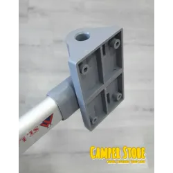 Pata plegable extra fina, para mesa camper. 71 cm