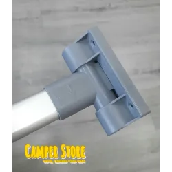 Pata plegable extra fina, para mesa camper. 71 cm