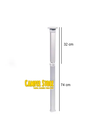 Pata articulada para mesa camper. 74 cm