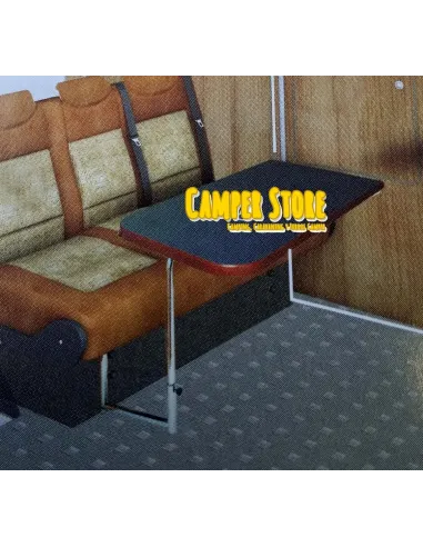 Pata en U para mesa camper. Giratorio