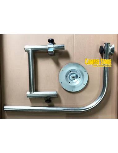 Pata en U para mesa camper. Giratorio