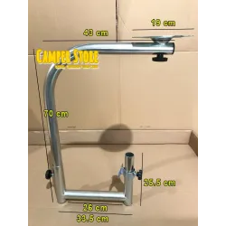 Pata en U para mesa camper. Giratorio Pata en U para mesa camper. Giratorio