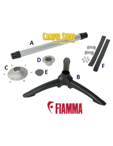 Conexión encastrable (D) - Table Legs Fiamma