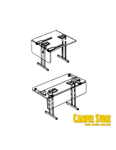 Prolongador de mesa, 250 mm