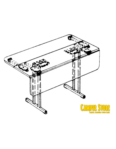 Prolongador de mesa, 250 mm