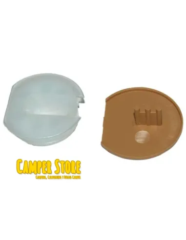 Soporte fija muebles encastrable. Marrón claro