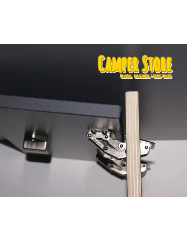 Bisagra con muelle para altillos. 92º. Pack de 2