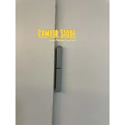 Bisagras puerta semiempotrada. Derecha. Gris claro
