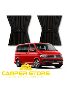Cortinas negras para VW T5/T6