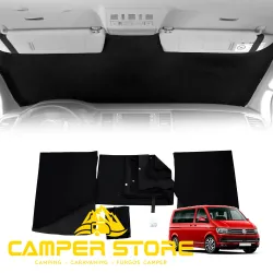 Oscurecedor magnético de cortina negro para cabina VW T5/T6