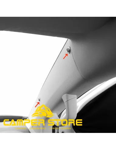 Oscurecedor magnético de cortina negro para cabina VW T5/T6