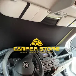 Oscurecedor magnético de cortina negro para cabina VW T5/T6