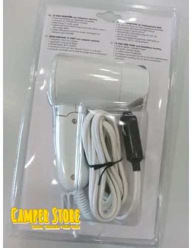 Secador de pelo plegable a 12V. 180W
