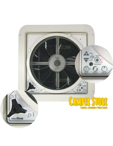 Claraboya Maxxfan Deluxe - Negro