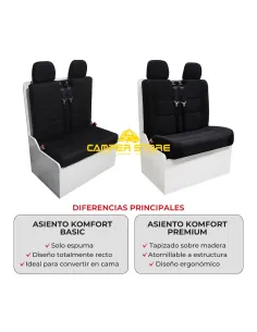 Asiento para estructura SAF07 Komfort Premium (Negro) 2