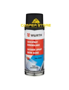 Spray de pintura Negro Satinado Wurth