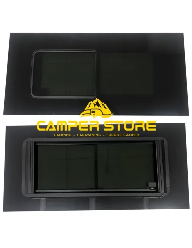 Ventana lateral para Sprinter +2006, Crafter 2006-16. Oscurecedor + Mosquitera. IZQ