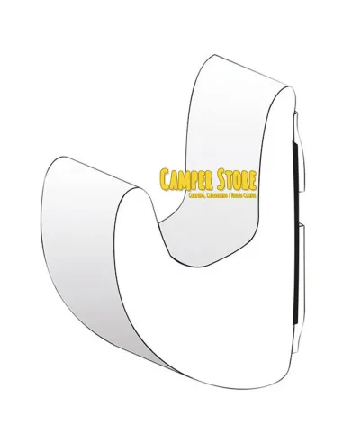 Vierteaguas Drip Stop Fiamma. Blanco. 1000mm