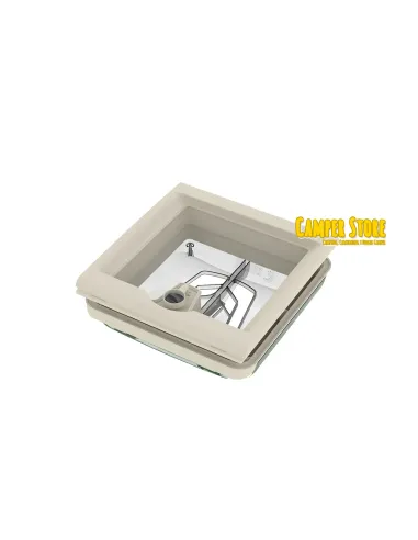 Claraboya Vent 28 F. Cristal. 28x28 cm