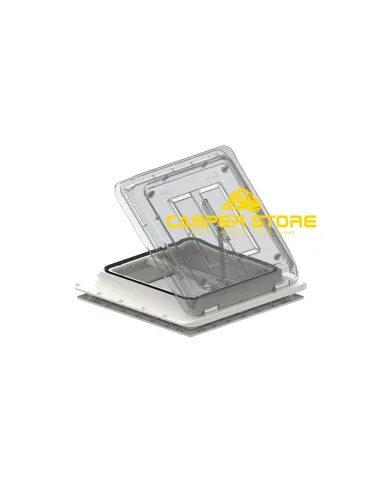 Claraboya Fiamma Vent. Cristal. 40x40 cm