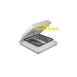 Claraboya Turbo Vent Premium con Ventilador y Termostato. Blanco. 40x40 cm