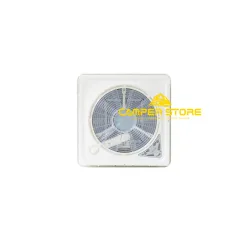 Claraboya Turbo Vent Premium con Ventilador y Termostato. Blanco. 40x40 cm