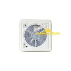 Claraboya Turbo Vent con Ventilador y Termostato. Cristal. 40x40 cm