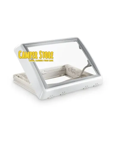Claraboya Midi Heki Dometic 70x50cm, sin ventilación. BLANCA