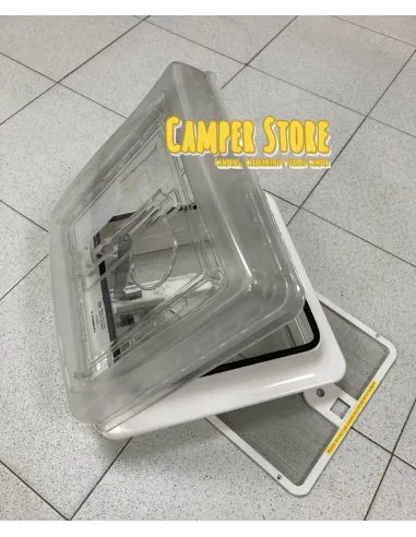 Claraboya Carbest 28x28 sin ventilador. Cristal