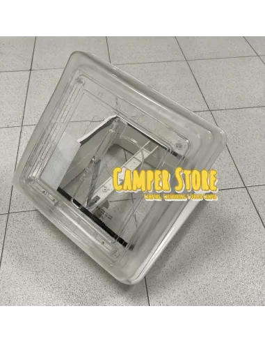 Claraboya Carbest 28x28 sin ventilador. Cristal