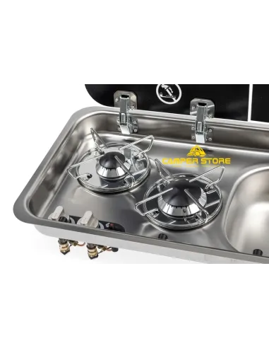 Cocina con fregadero Carbest. Fregadero Dcha (70585)