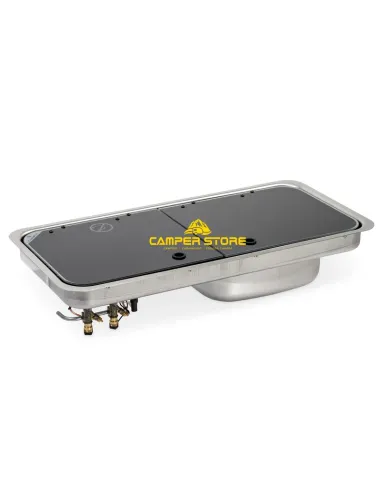 Cocina con fregadero Carbest. Fregadero Dcha (70585)